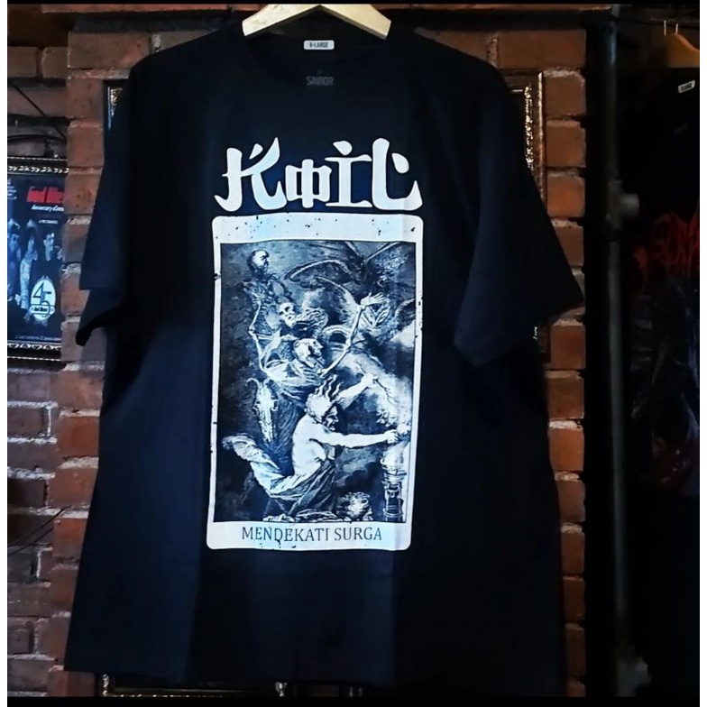 TSHIRT ORIGINAL KOIL - MENDEKATI SURGA - KAOS MUSIK