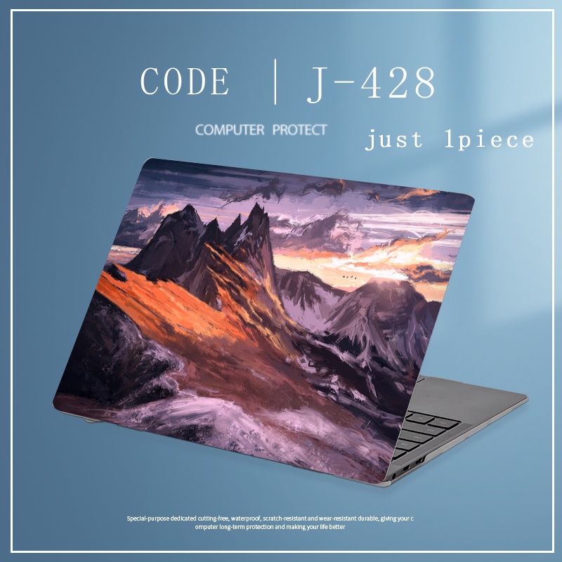 1pc Universal Bebas Potong (COD) Stiker Kulit Laptop Custom Untuk Dell Inspiron 5420inspiron 15 3515 14 &quot;15.6&quot; Notebook Komputer Decal Game Iron-Man Avengers Theme Designs Covers