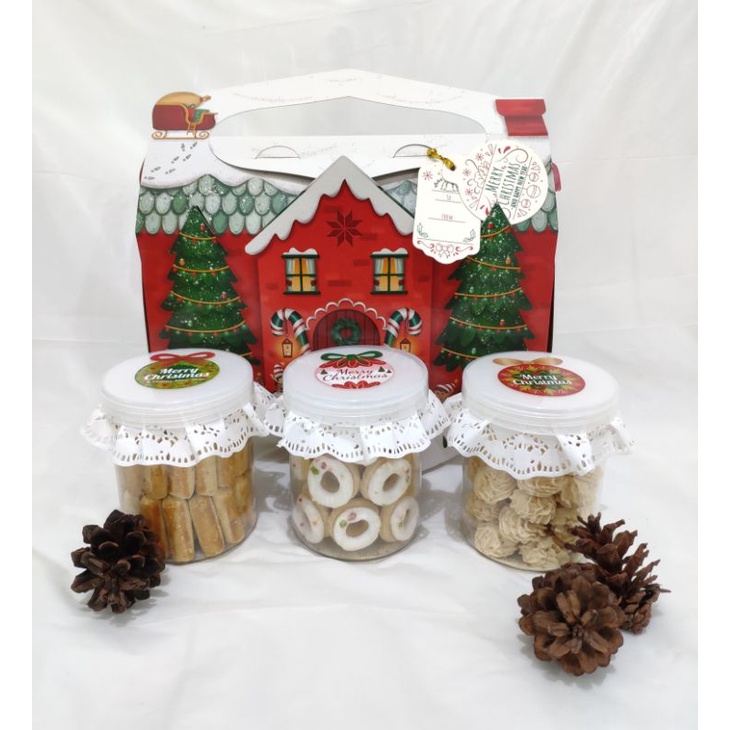 

Hampers Natal kue kering isi 3