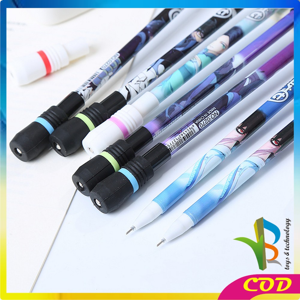 RB-A38 Spinning Pen Pulpen Putar Karakter Anti Stress / Pena Pulpen Putar Mainan Anak Pen Spinner Balance