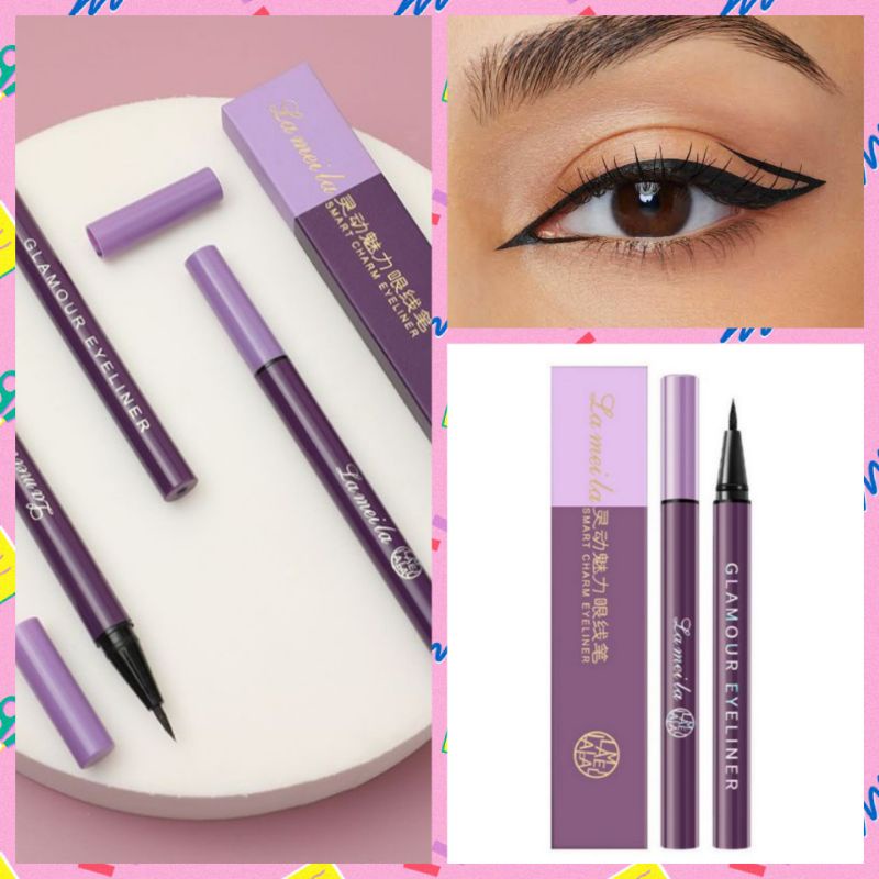 Glamour 824 LAMEILA Original Eyeliner Pen Waterproof Pensil Alis Terlaris