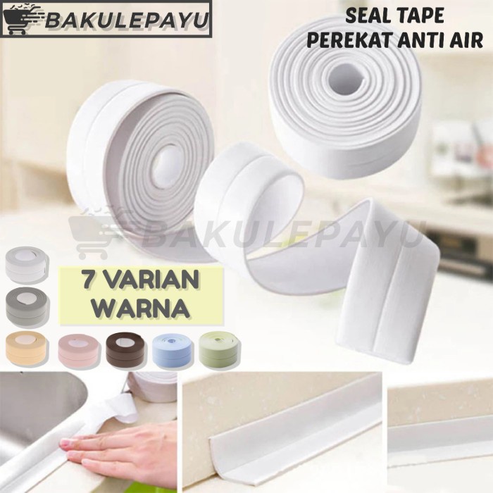 Lem Perekat Tape Lakban Anti Jamur Air Minyak Pvc Wastafel Dapur Kamar