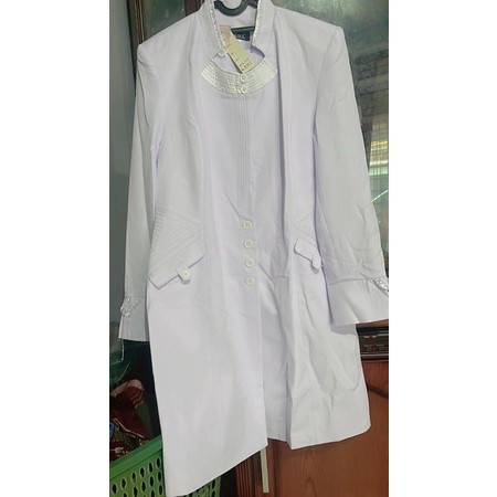 seragam dinas putih2 model tunik