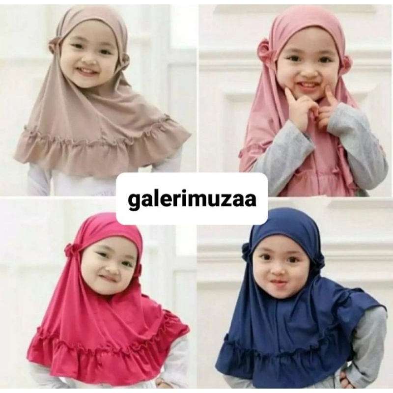 Jilbab Anak Carla Jilbab Bayi Carla Jilbab Lucu Murah Anak 0 - 2 Th