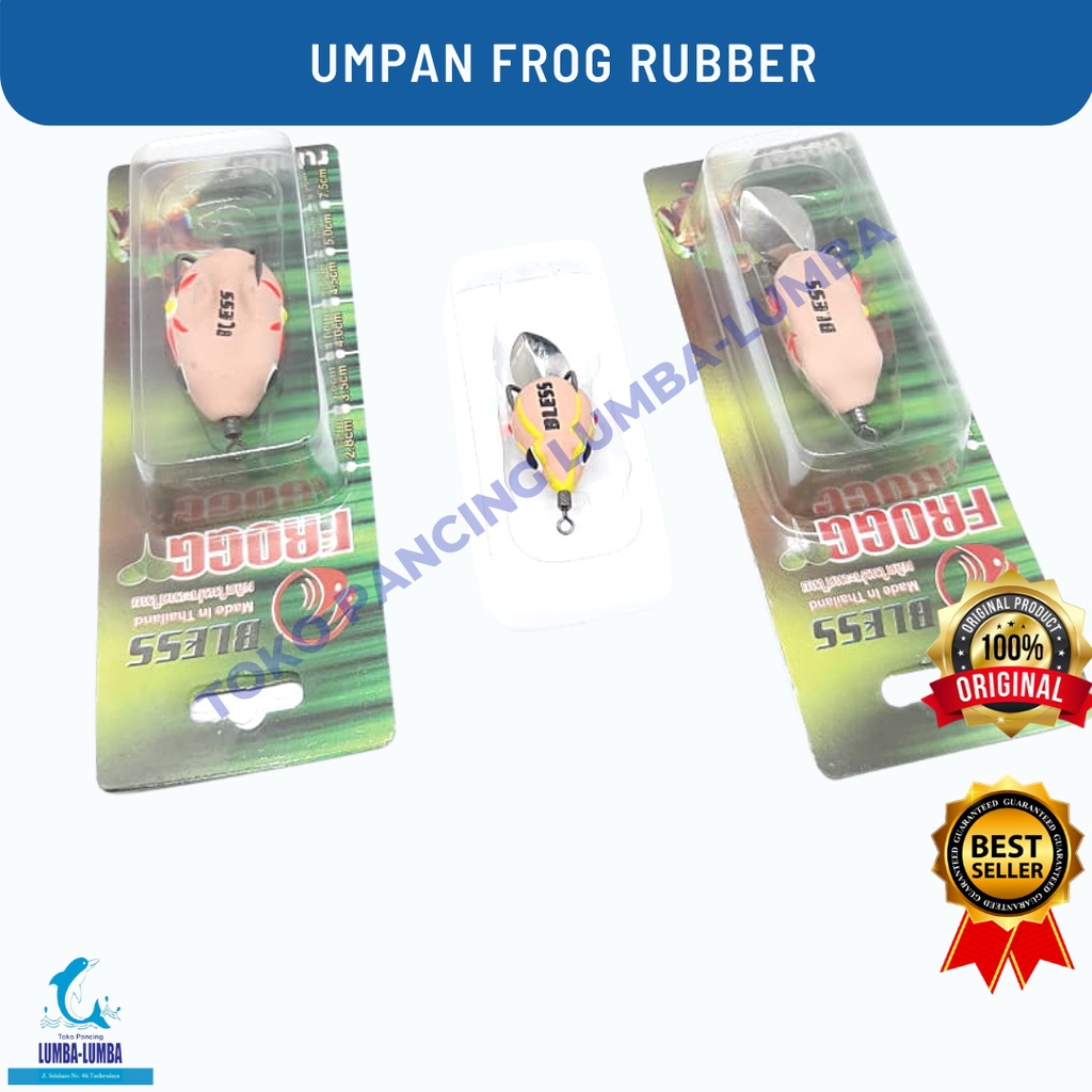 UMPAN FROG RUBBER / SOFT FROG / UMPAN PANCING