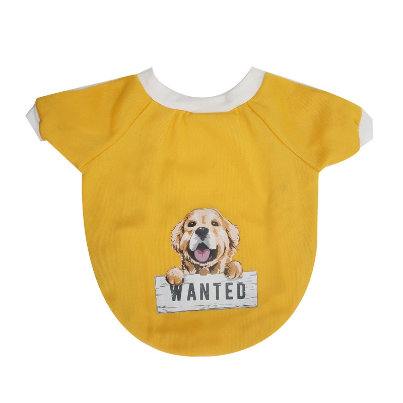 Sweater Bahan Fleece Warna Kuning Ukuran Besar Untuk Anjing