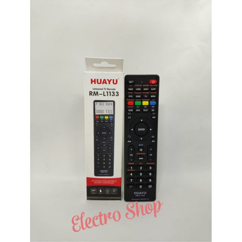 Remote Huayu Universal TV RM-1133