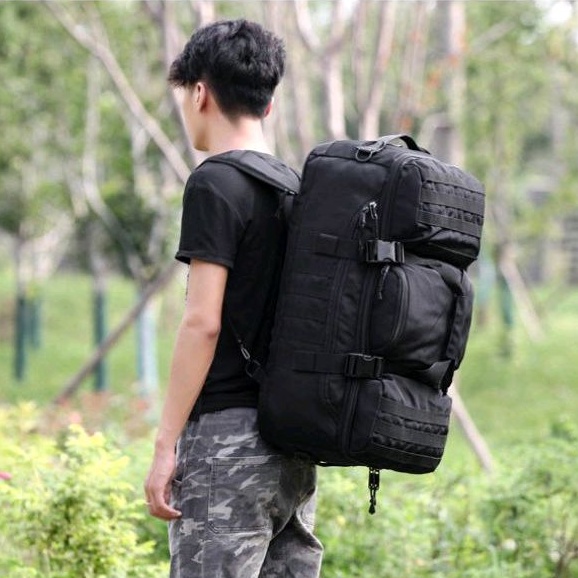 Ransel Army 60L Tas Travel Backpack Tactical Besar untuk Pria