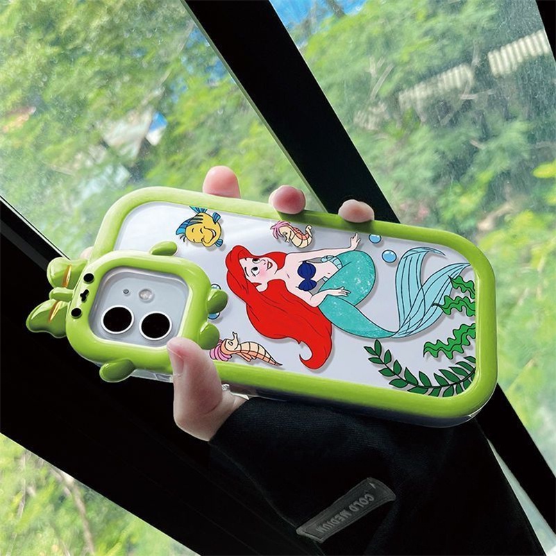 Soft Case Motif Kartun Monster Kecil Untuk iPhone 14 13 12 11 Pro Max X Xr Xs Max 7 8 6 6s Plus SE 2020