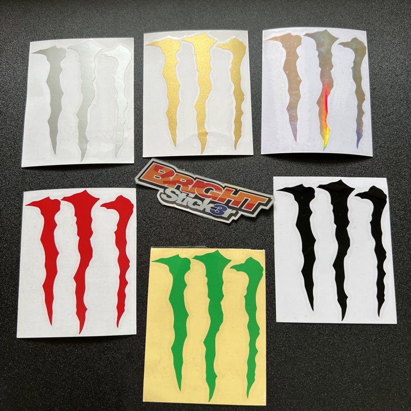 STICKER LOGO M MONSTER CUTTING