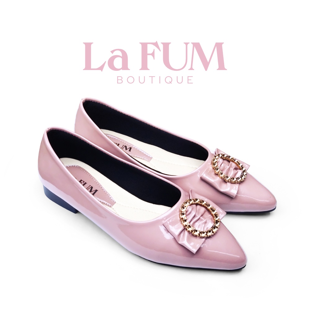 Jazlyn Pantofel - sepatu pansus flat shoes