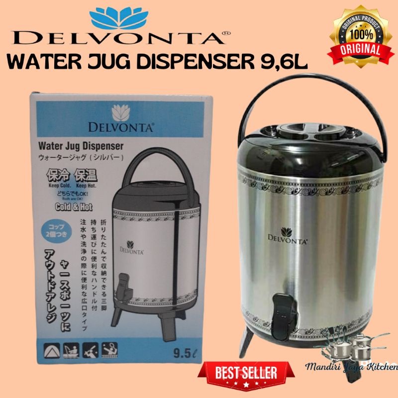 Delvonta Water Jug Dispenser 9.5L