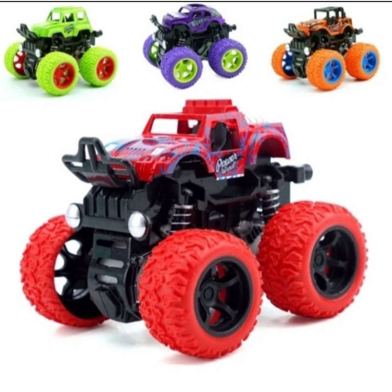 mainan mobil jip monster zap big foot off road 4 drive