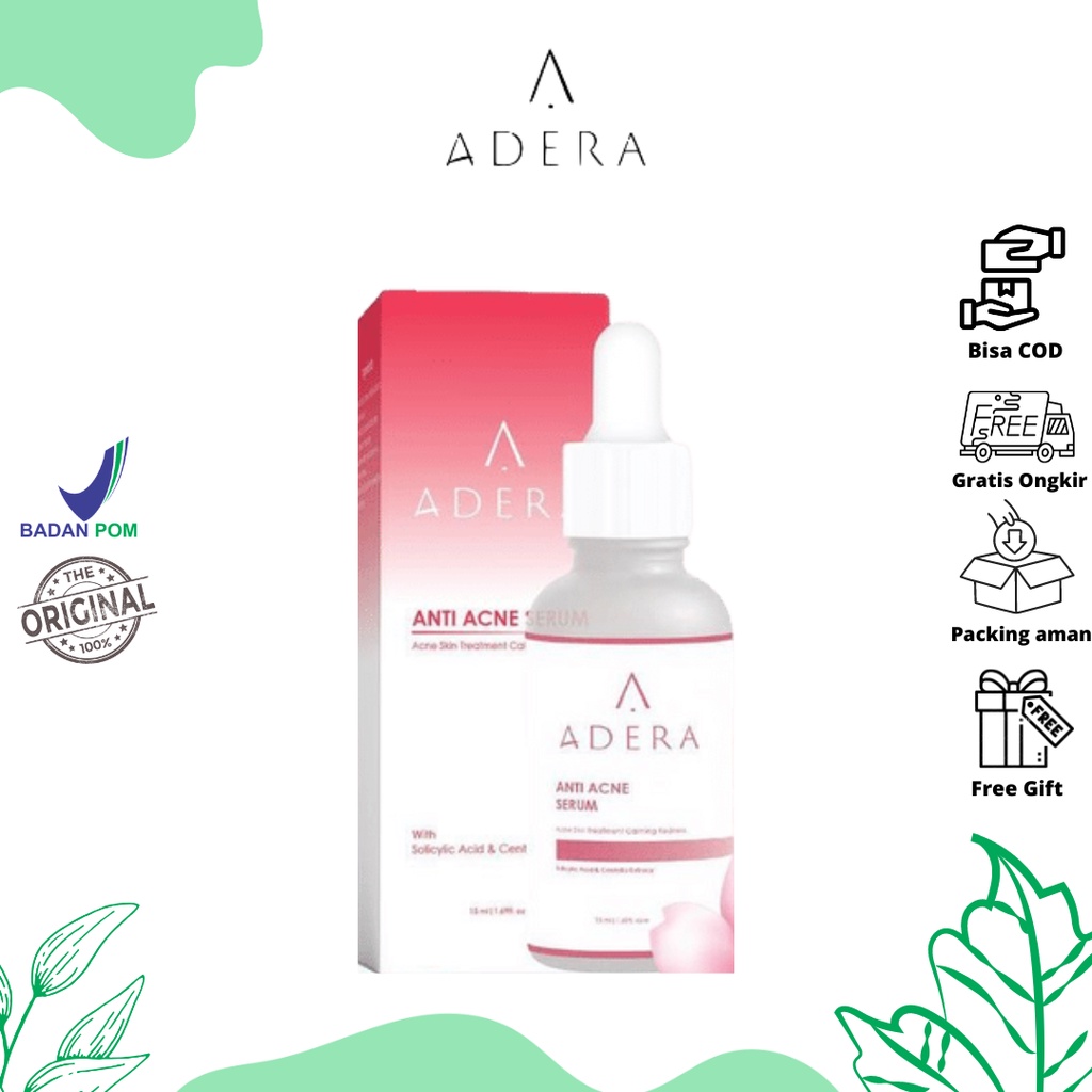 Adera Face Serum Original Serum Adera Acne untuk Menghlangkan Bekas Jerawat Bruntusan dan Komedo BPO