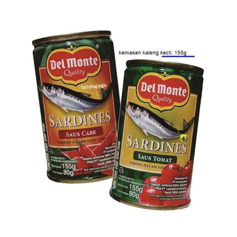 ✨ FSFF ✨ Delmonte Sarden 155g Saus Cabe | Saus Tomat