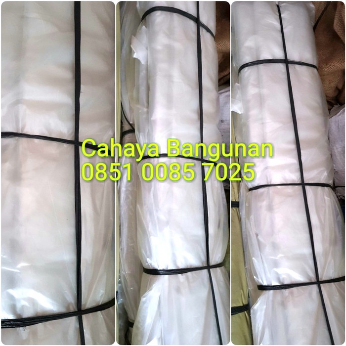 Pot Plastik Cor Bening Transparan Pe Terpal Clear Besar 1 Roll Rol Gulung