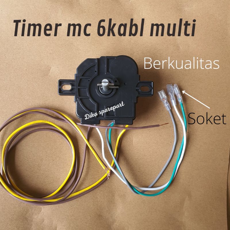 Timer mesin cuci kbl 6multi