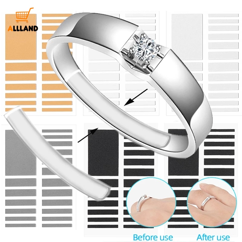 Alat Pengencang Resizing Pad Bahan Silikon Multi Ukuran Invisible Adjustable Untuk Cincin Longgar