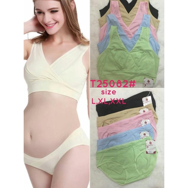 set bra / bh dan celana dalam ibu hamil import