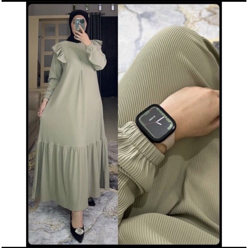 ilmira dress - dress wanita - simple elegant - pakaian wanita - bisa cod