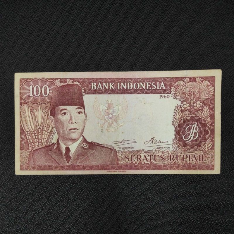 KOLEKSI KUNO SOEKARNO 100 RUPIAH TAHUN 1960