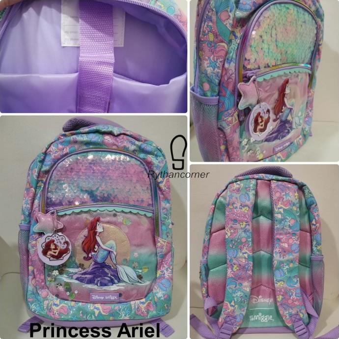 TAS RANSEL BACKPACK SMIGGLE SD SENIOR DISNEY PRINCESS ARIEL