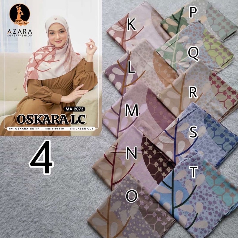 [PART 1] SEGIEMPAT MOTIF OSKARA LC MA-2073 AZARA