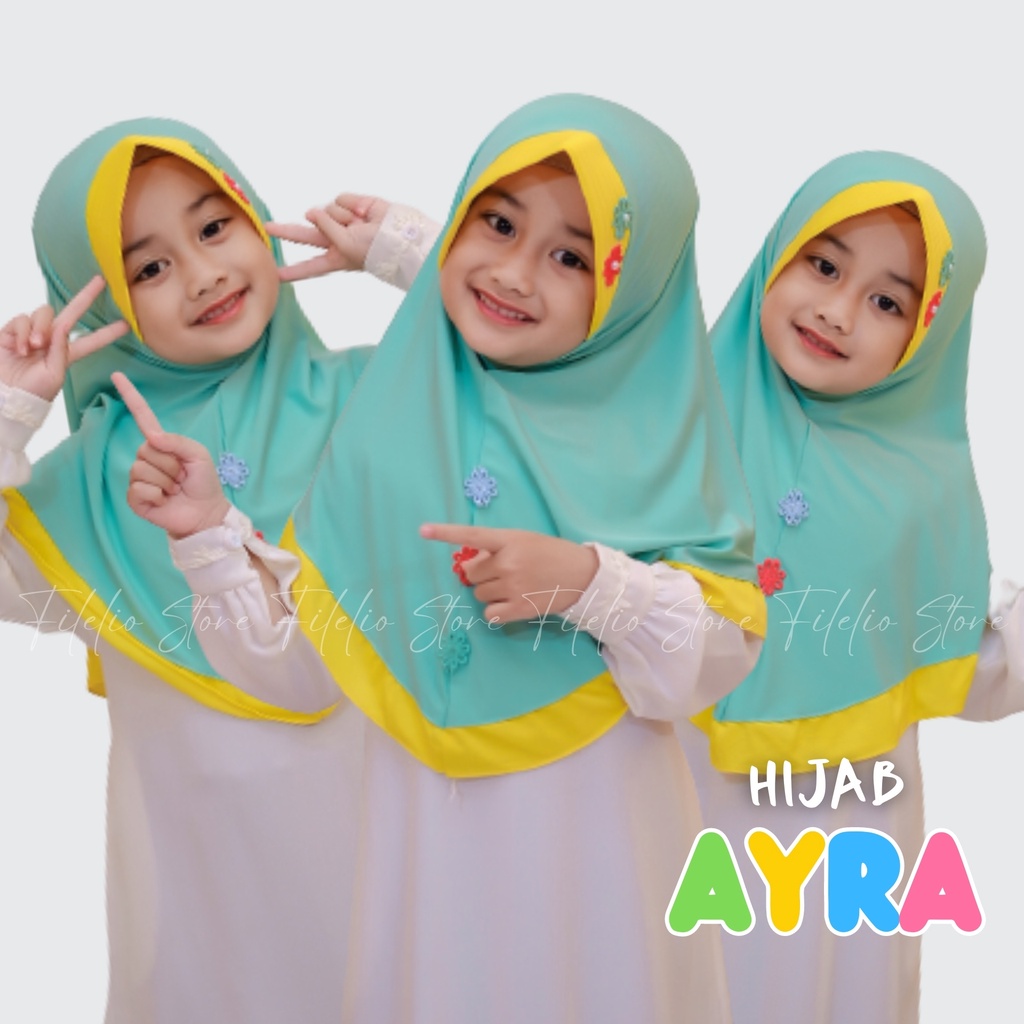 Hijab Kerudung Anak Murah AYRA MELATI /  HIJAB Anak Murah / Jilbab Hijab Anak Bayi Perempuan