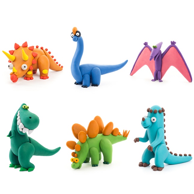 Clay Import 12 Warna - Plastisin Lilin Mainan Edukasi Anak - Mainan CLAY DINO YL1