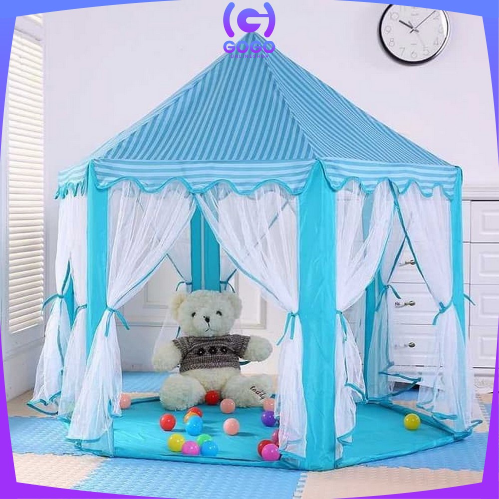 GOGO-M130 Tenda Mainan Anak Tenda Princess Model Rumah Tenda Castle Anak Mainan Rumah Rumahan Anak