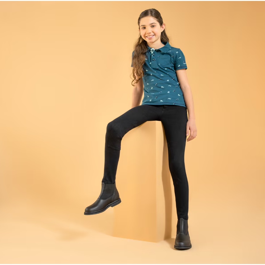 FOUGANZA 100 Celana Jodhpur Berkuda Anak Perempuan Bahan Elastis