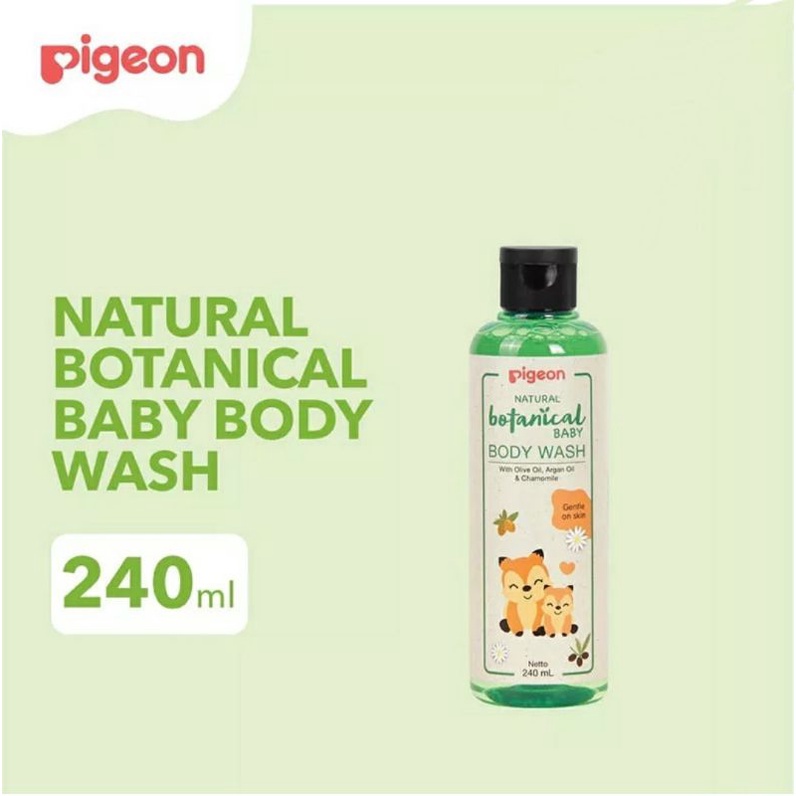 PIGEON MURAH NATURAL BOTANICAL BABY BODY WASH / SABUN CAIR BAYI / MASSAGE OIL