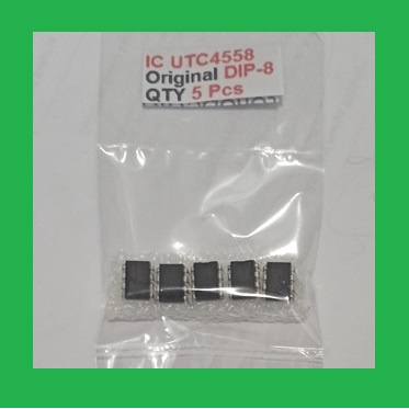QTY 5 Pcs IC UTC4558 Original DIP-8