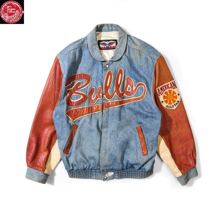 Jacket Vintage Denim Bulls Limited By Jeff Hamilton Original