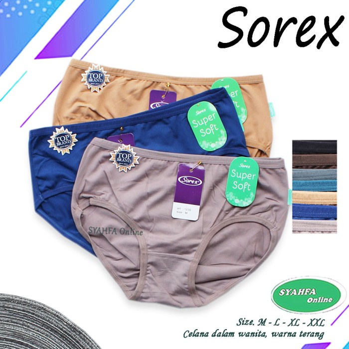 Grosir 6 Pcs 1239 Cd Sorex Wanita Sorex