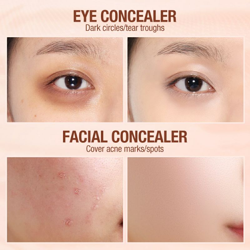 NoutriWear+ Complete Cover Concealer | Full Coverage | Tahan Lama 12 Jam | Nourishing | Kosmetik