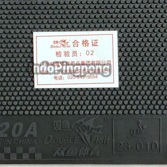 Double Fish 820A ~ Short Pips Rubber Karet Bintik Serang Pendek - Hitam