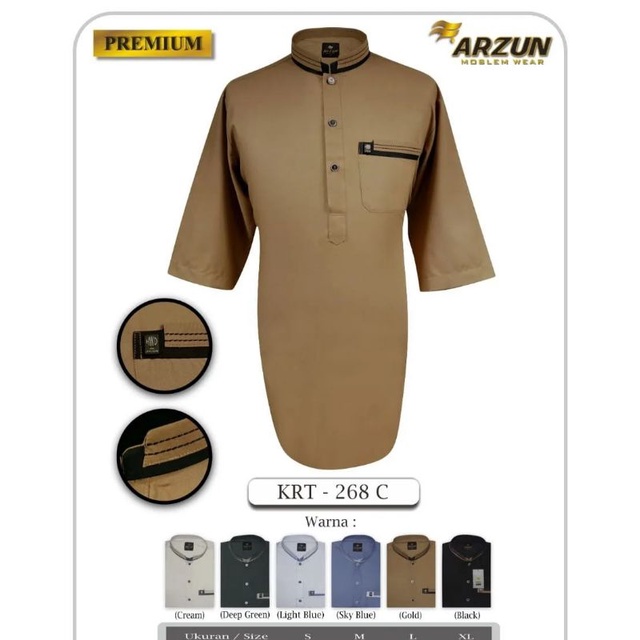 Kurta Pakistan Terbaru Dan Terlaris Arzun Premium Koko Kurta Kasual  Koko Kurta Moderen Koko Kurta K