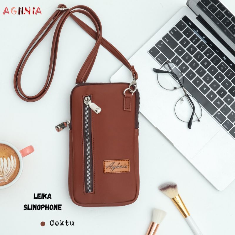 SLINGPHONE LEIKA CHOCOLY BY AGHNIA TAS HP WANITA