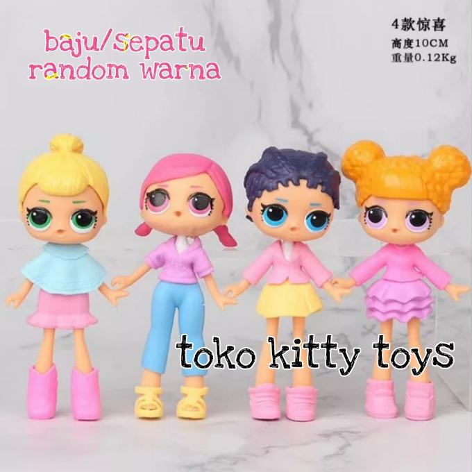 mainan boneka figure baby doll lol surprise pajangan hiasan kue topper