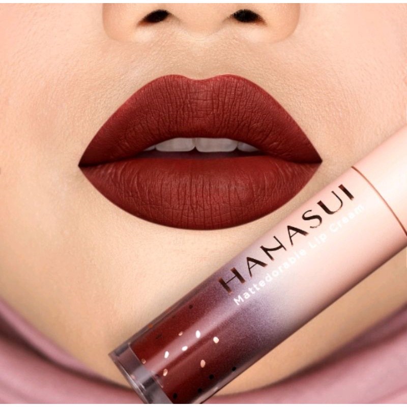 ✨SHASYA✨LIP CREAM HANASUI GLAM MATTEDORABLE ON CHEEK VELVEL MATTE FINISH BEST SELLER PRODUCT