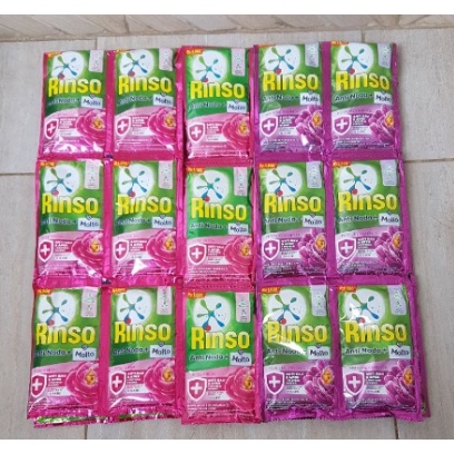 RINSO CAIR SACHET 1 RENCENG ISI 6 PCS