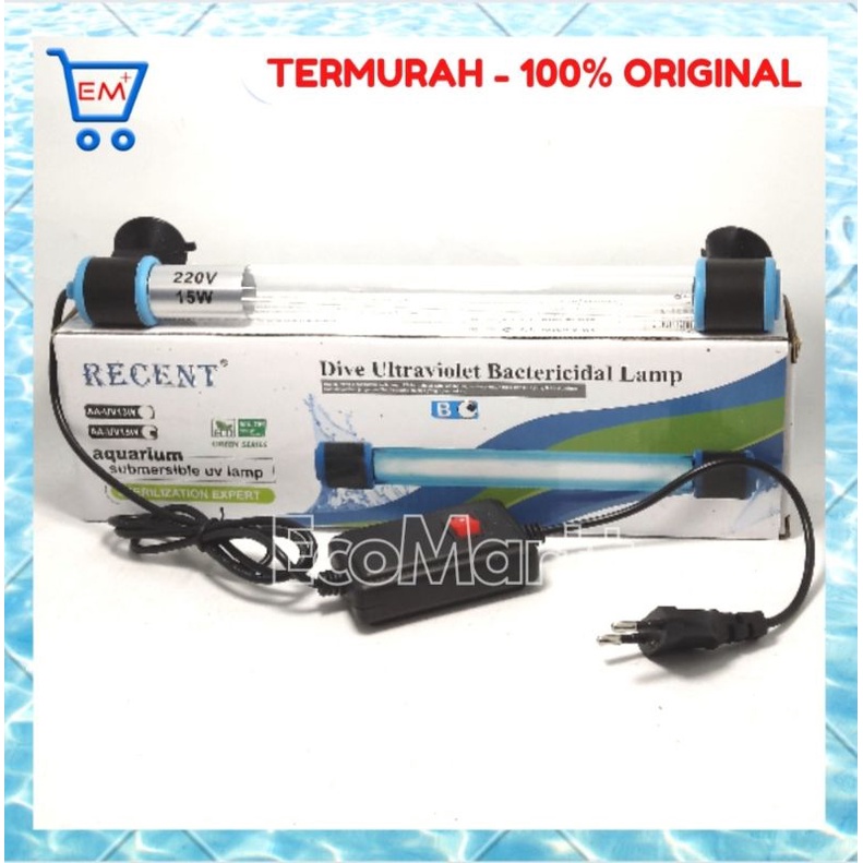 Lampu UV 15w Recent untuk Aquarium Aquascape