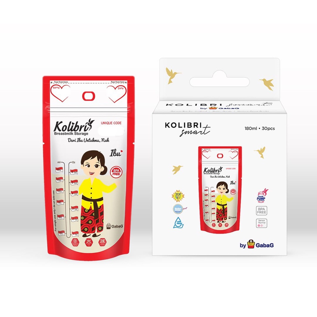 [TOMS] GABAG kantong asi 120ml/150ml/180ml isi 30pcs