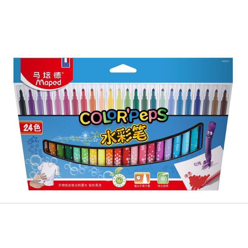 

Maped Color peps spidol 24 pcs spidol maped spidol crayon maped