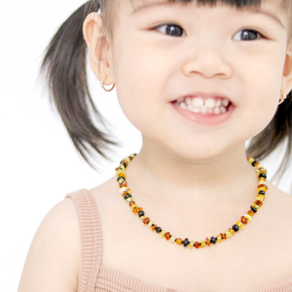 Kalung amber bayi &amp; anak by Carlis Baby. Multicolour Chips CH1/CH2/CH3