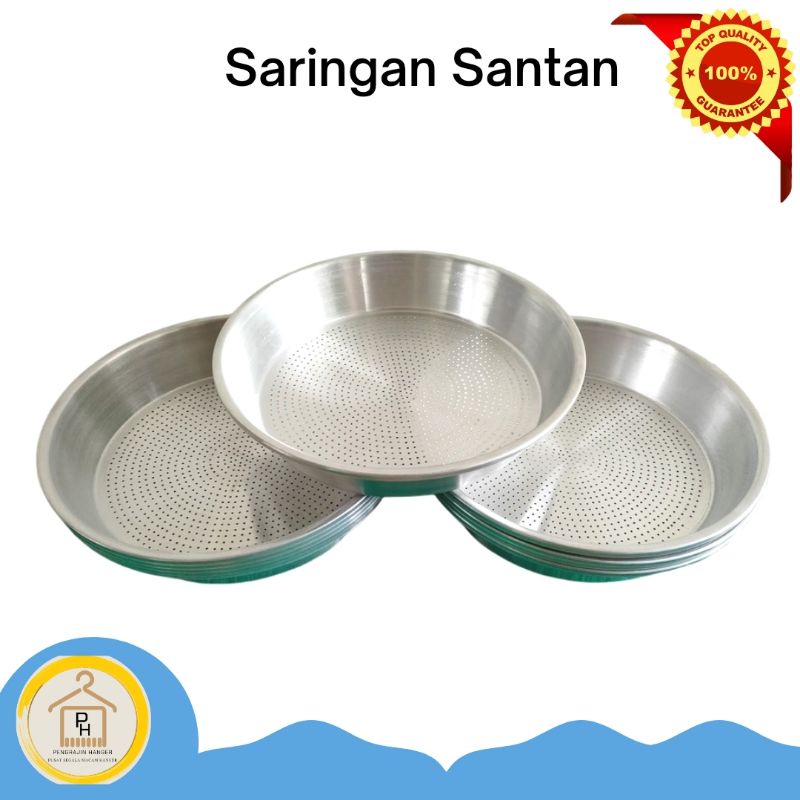 Saringan Santan Kelapa 24cm saringan tepung bulat alumunium mrek Jawa
