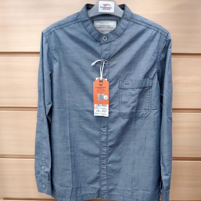 Kemeja pria/Cardinal casual/Kemeja polos/Cardinal