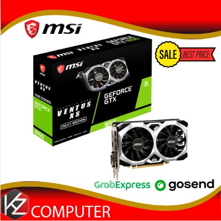 MSI GTX 1650 VENTUS XS 4G OC GTX1650