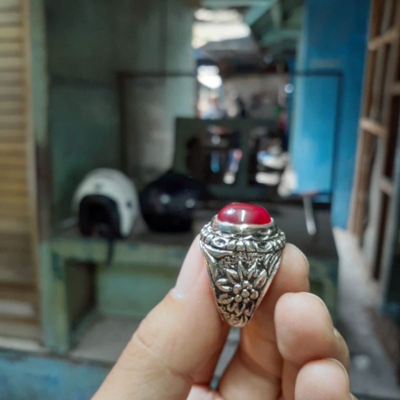 cincin merah siem asli keras bangkok